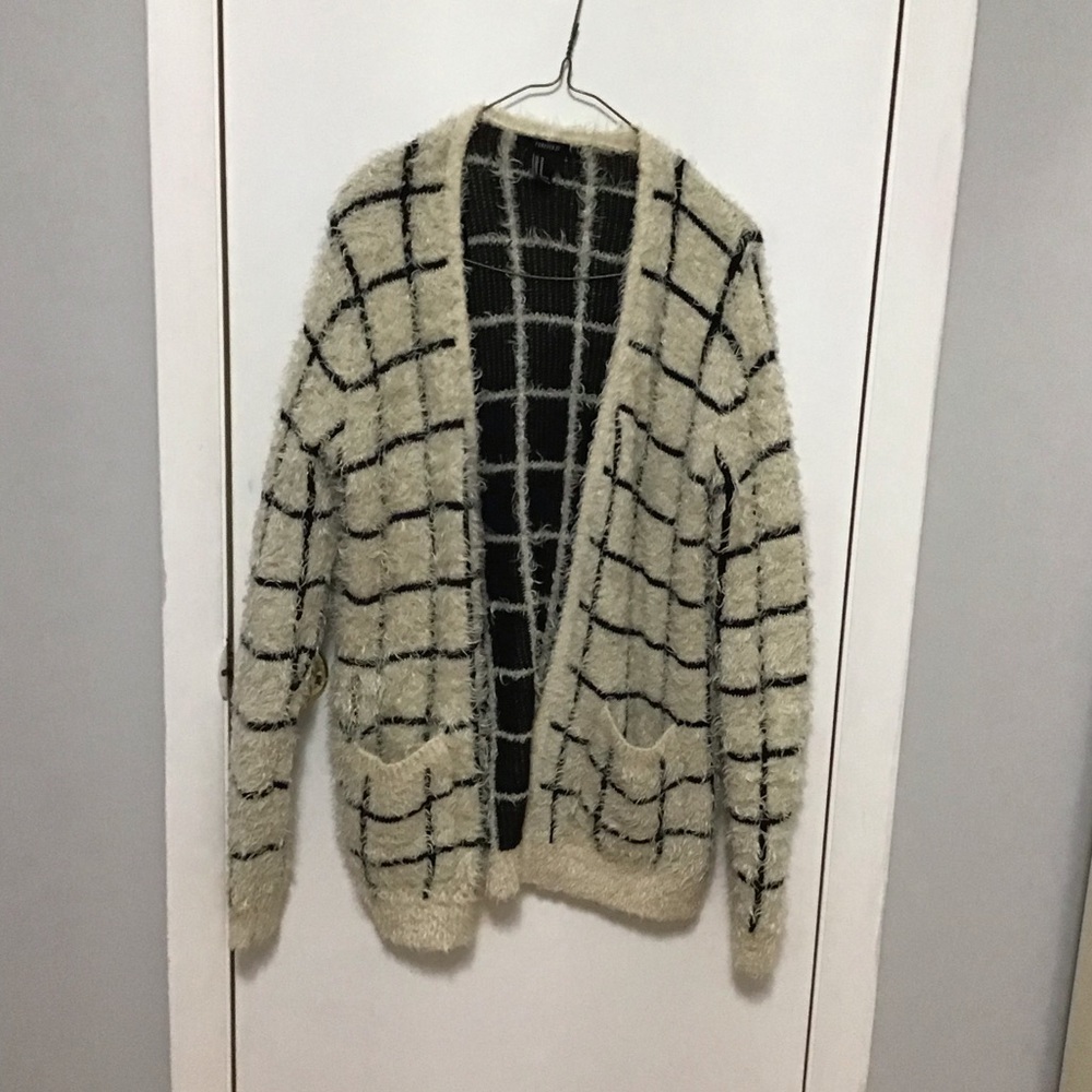 Fuzzy cardigan